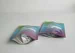 Moisture Proof Plastic Pouches Packaging Clearly Window Holographic Cookies With