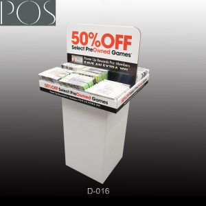 Cheap dumpbin unit display stand small pallet display wholesale