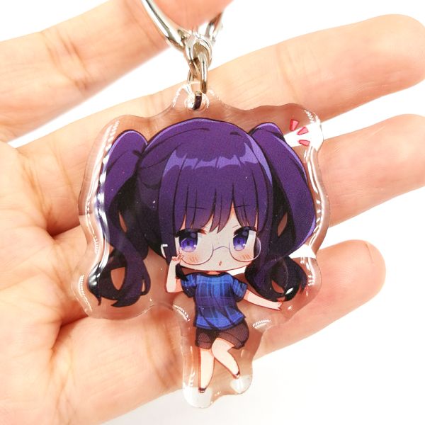 Customized Logo Epoxy Anime Figure Make Your Own Acrylic Keychain Charms