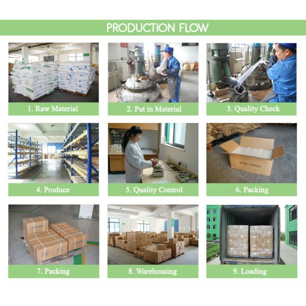 white hot glue stick