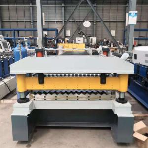 China Metal Color Steel Roof Sheet Corrugated Sheet Roll Forming Machine For Building Material on sale
