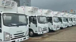 China 93KW 125HP Isuzu Refrigerated Van Diesel 4×2 Isuzu Freezer Truck on sale