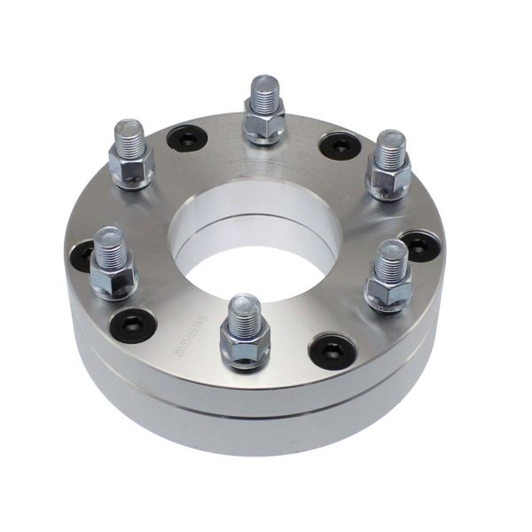 6 Lug Chevy Wheel Spacers 6061 T6 , 5x5 To 6x5.5 Wheel Spacer Adapter Anodized