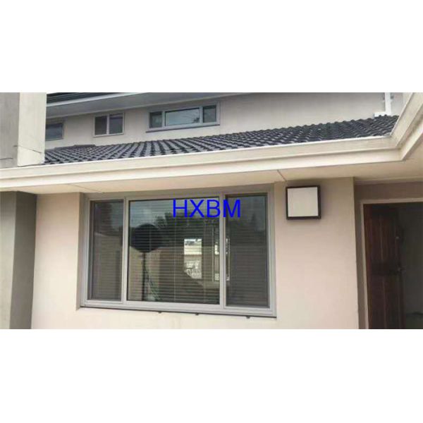 Laminated Glass Aluminum Sliding Windows Stormproof For Caribbean Market