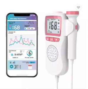 Cheap Pocket Doppler Fetal Portable Baby Heart Rate Monitor Ultrasonic Fetal Doppler wholesale