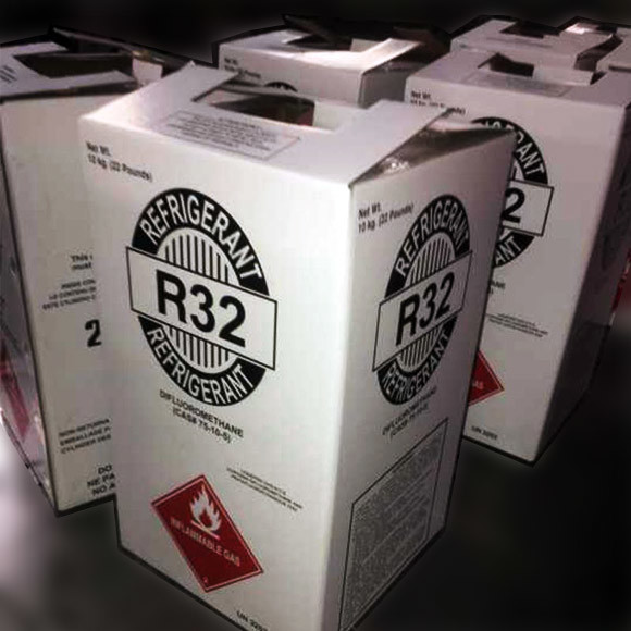 IOS Refrigerant Gas Cylinders R32 Difluoromethane Colorless Industrial