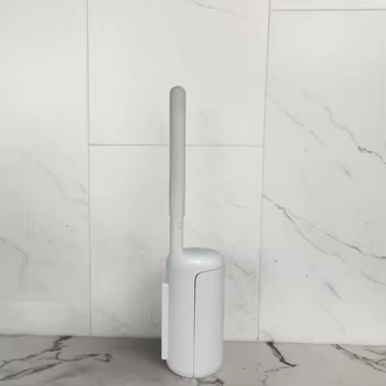 Toilet brush - disposable replaceable brush head - bathroom cleaning brush set -