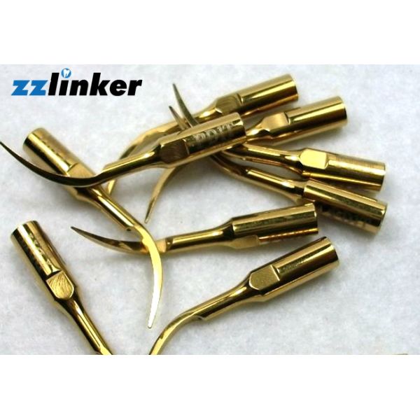 Home Dental Ultrasonic Scaler , Ultrasonic Tips Dental Hygiene Gold Plated Different Model