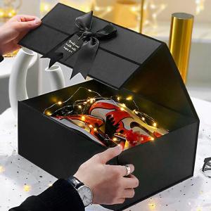 Cheap OEM Custom Gift Packaging Custom Logo Printing Wedding Gift Box with Ribbon wholesale