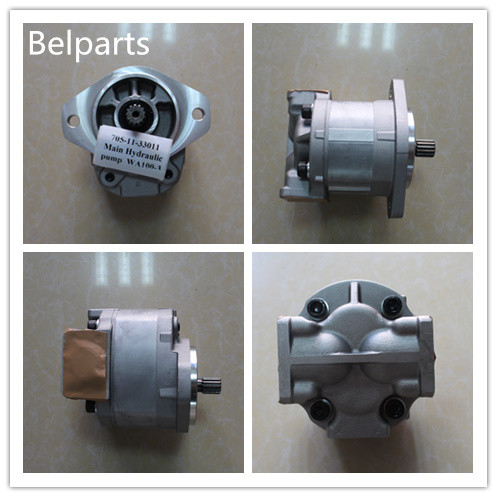 WA100-3 Excavator Hydraulic Pump Parts , 705-11-33011 Main Hydraulic Gear Pump