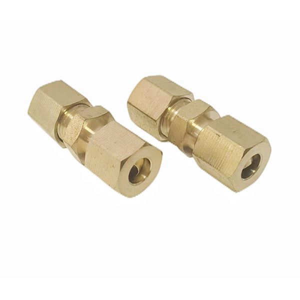 3/8'' X 3/8'' Brass NPT Compression Union Pipe Fittings Provide OEM Services