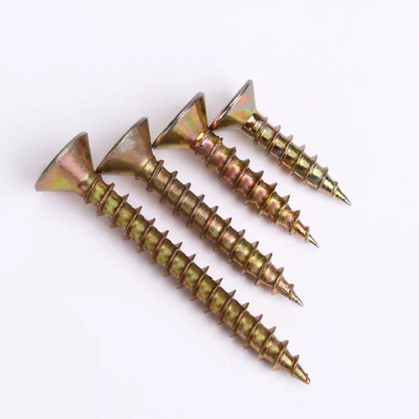 Metric Black 304 Stainless Steel Self Tapping Screw with Large Flat Head and Bugle Head