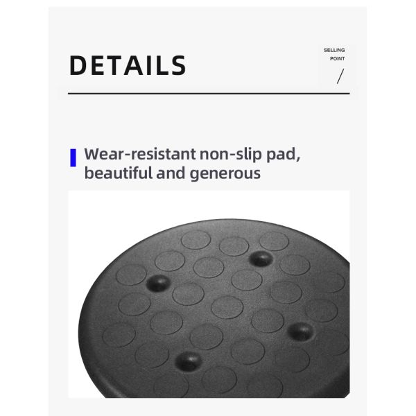 Round Barber Swivel Chair Cushion Pad Stool PU Lift Office Chair Replacement Parts