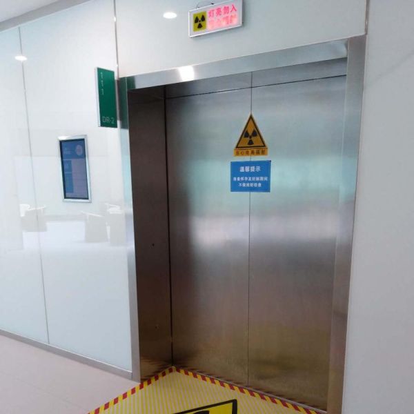 Metal Lead Radiation Protection Door / Steel Screen Door Mobile Horizontal