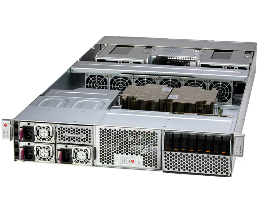 Cheap Supermicro ARS-221GL-NR GPU Server with Dual 72-core CPUs Up to 2 Double-Width GPUs and 960GB ECC LPDDR5X Memory wholesale