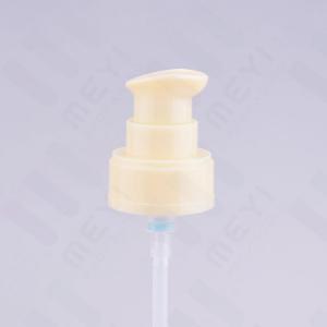 China 20 400 Yellow Plastic Cream Treatment Pump For Lotion , Cosmetic Oil on sale