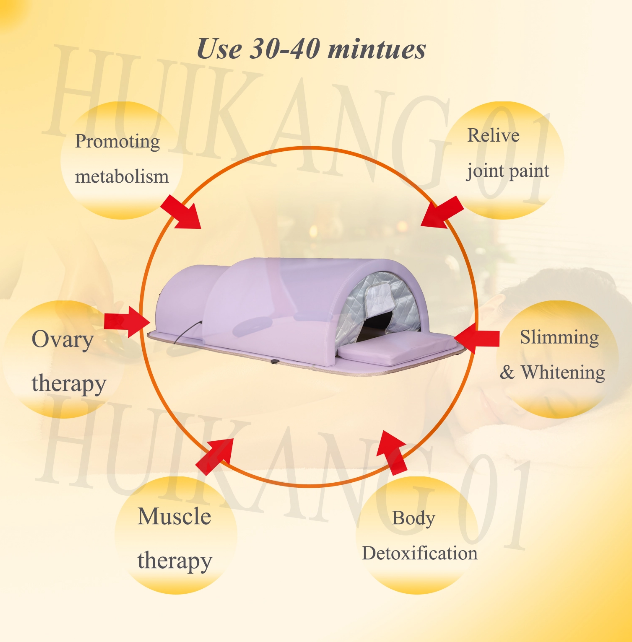 Beauty Salon FIR Far Infrared Sauna Dome for Detoxification 100V-120V