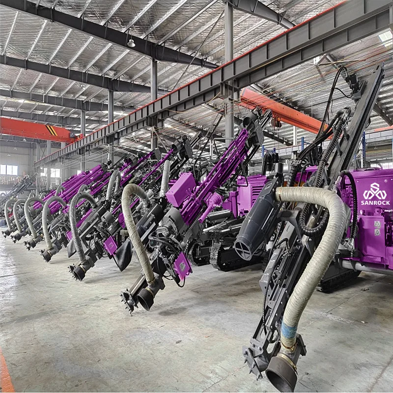 Top Hammer Drilling Machine High Efficiency Blast Hole Drill Rigs Portable Small Drilling Rig