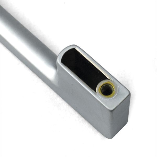 96mm Zinc Alloy Square T Bar Silver Door Handles For Cabinet Kitchen