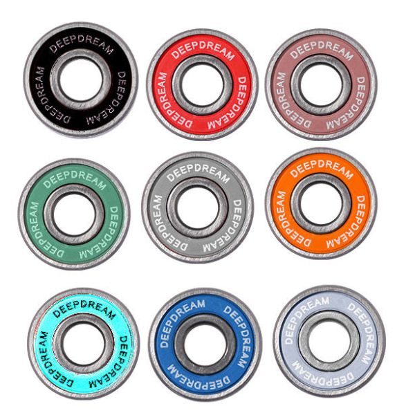 Custom Packed Skateboard Bearings 608ZZ 608 RS 2RS Skateboard Deep Groove Ball Bearings