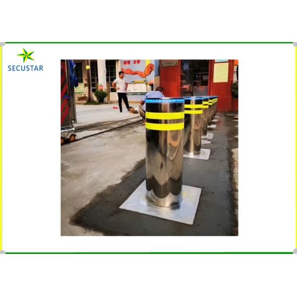 600mm Height Hydraulic Security Bollards IP68 Waterproof For School Gate Security