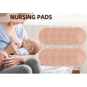 Bamboo Washable Breast Pads Eco Friendly Waterproof For Pregnant
