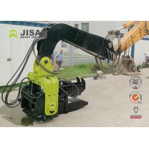 Vibratory Excavator Mounted Pile Hammer / Hydraulic Pile Driver