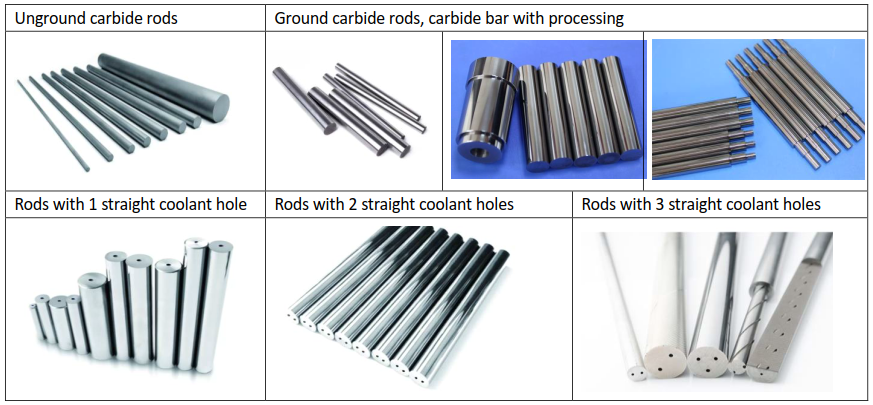 330mm Length Tungsten Carbide Round Bar For End Mills Drills