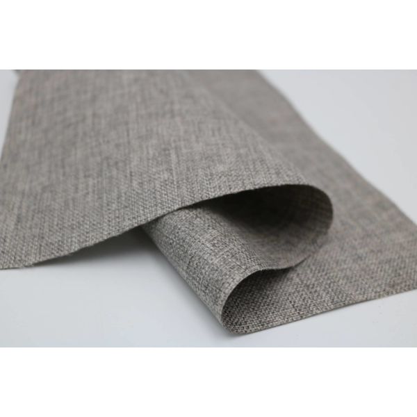 600D Olefin Outdoor Sofa Cushion Fabric 100% Polypropylene Waterproof Linen Style Olefin Fabric