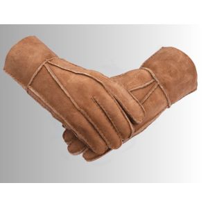 China Fleece Lined Premium Sheepskin Gloves Mittens For Womens on sale