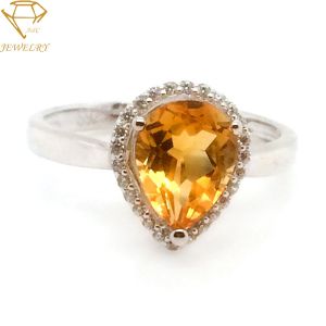 Cheap Diamond Wedding 24K Personalized Silver Ring wholesale