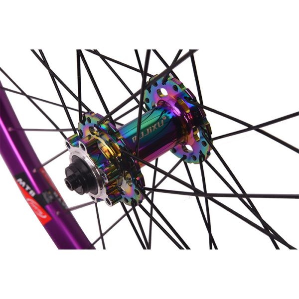 Tubeless Type Aluminum 27.5" MTB Wheelset 20mm Depth With 6 Bolt Disc Brake