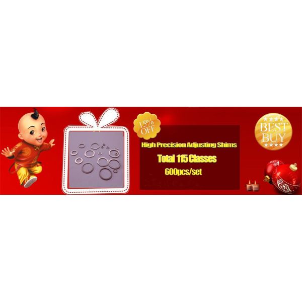 Stainless steel shim plate for bosch common rail injector