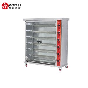 Stainless Steel Commercial Gas Electric Chicken Rotisserie Oven 1180x490x1250mm