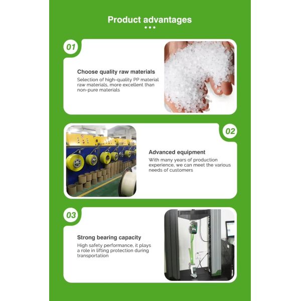 Industrial Custom PP Strap Polypropylene Packaging with Long Lengths