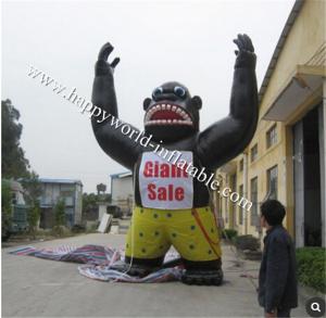 Cheap Giant inflatable gorilla advertising sales wholesale