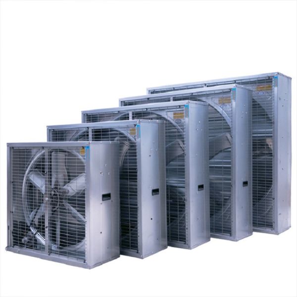 Big Blades Cooling Poultry Farm Exhaust Fan Greenhouse Ventilation Fan Heavy Duty Wall Mounted Drop Hammer Fan