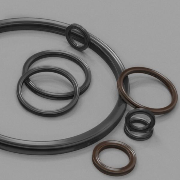 NBR / FKM Material X Ring Seals ID 12.42x1.78 AS568 Standard X Shaped Seal Ring