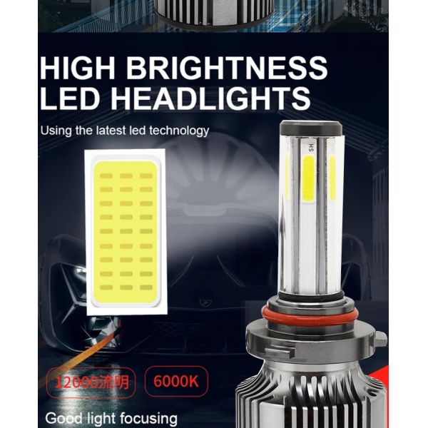 360 Degrees Lighting N6 LED Car Headlight H4 H7 H8 H11 Led Fog Light Bulbs