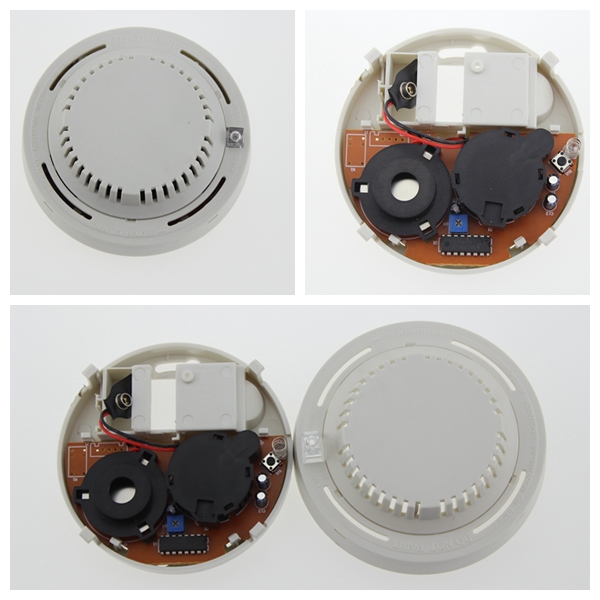 CE EN14604 Optical Wireless Smoke Detector with Silence and Interconnection Function