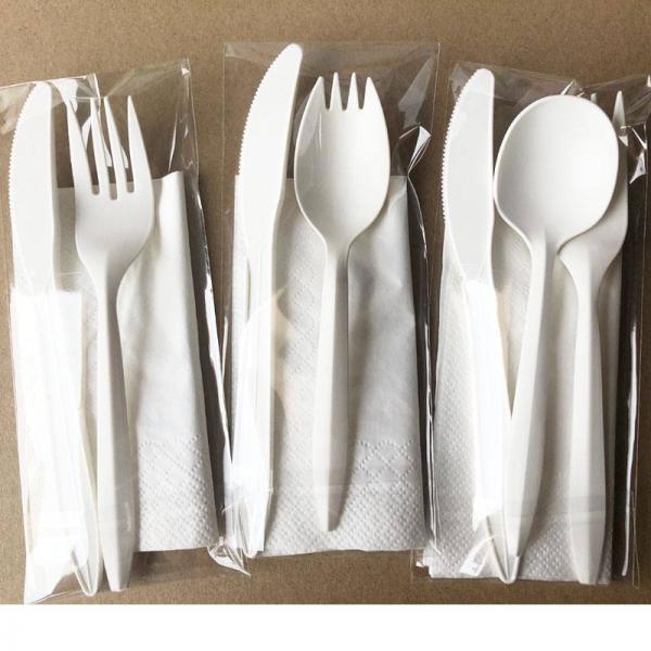 China Compostable Cutlery Eco Friendly Cheap Paper Spoon Fork Knife Packing Machine