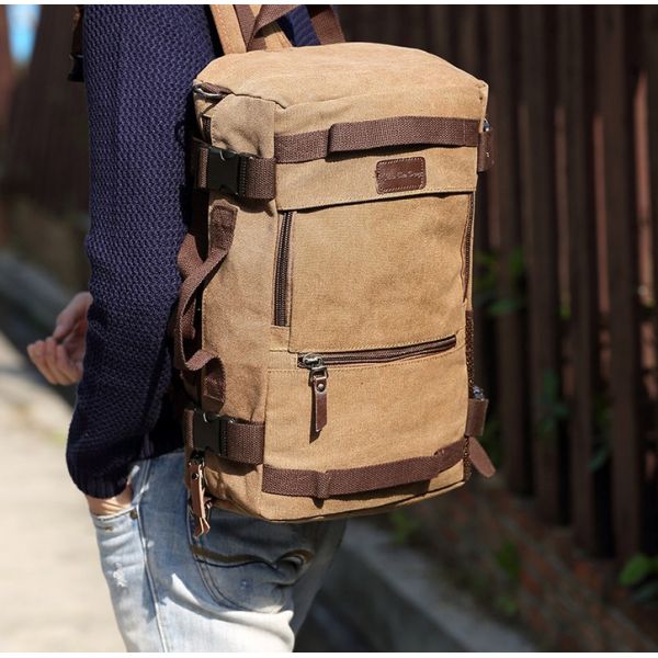 2016 Korean version of casual canvas shoulder bag computer bag outdoor travel bag schoolbags