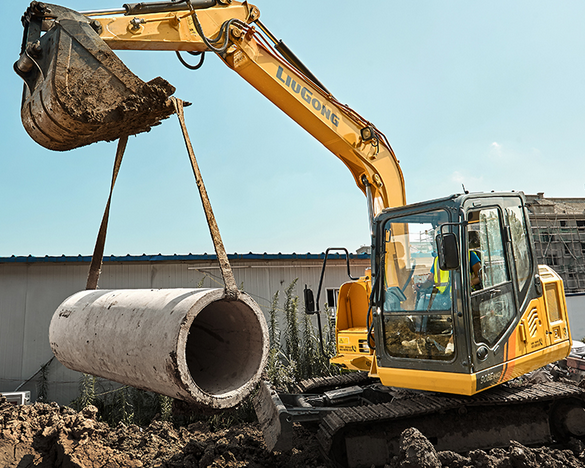 Liugong 908EHD 8t Second Hand Mini Excavator 56KW High Digging Power