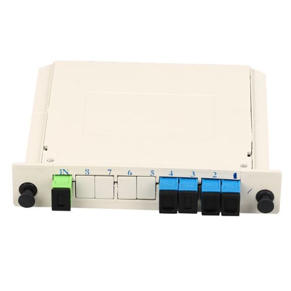 1X4 SC Fiber Optic PLC Splitter in Standard LGX Module for CATV Solution