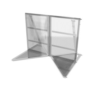 Cheap Construction Police Aluminum Safety Barrier Car Park Road Barricade wholesale