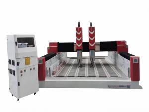 China Stone CNC Engraving Machine 3d double heads CNC router for stone carving OD-1530 on sale