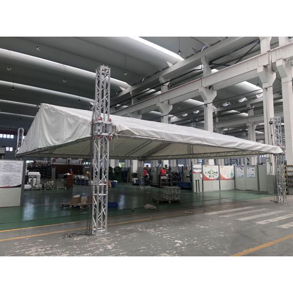 globe truss sloping flat roof truss smd light trussing