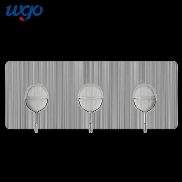 Quality WGO 3 Hook Towel Holder 6kg Max bearing Stainless Steel Towel Hooks for sale
