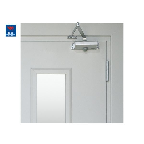 Double Interior Escape Exit Iron Fireproof Steel Doors