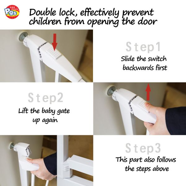 Extra Wide Baby Gates Safety For Doorways Stairways Child Safety Guard Fence Adjustable Baby Safety Gate